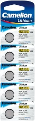 Lithium-Knopfzelle CR1620, 90mAh, 3 Volt, 5er-Pack