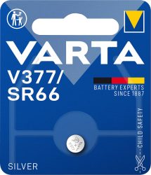 VARTA Knopfzelle 377101401 V377/SR66, 1 St&uuml;ck