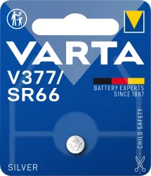 VARTA Knopfzelle 377101401 V377/SR66, 1 St&uuml;ck