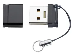 Slim Line USB-3.0-Speicherstick mit 128 GB, silber