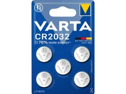 VARTA, VARTA Knopfzelle CR2032, 5 St&uuml;ck 6032101415