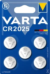 VARTA, VARTA Knopfzelle 6025101415 CR2025, 5 St&uuml;ck