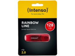 Intenso - Rainbow Line USB Drive 2.0, Transparent, 128 GB