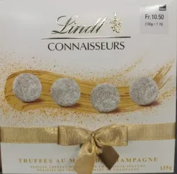 Lindt, Lindt - Truffes au Marc de Champagne, Xmas, 135g