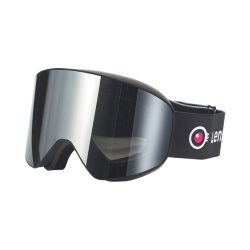 LENSVISION - #GlossyGstaad - matt Schwarz mit silbernen Glas