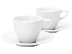 Joop Espressotassen Set à 2 Stk Faded Cornflower, Weiss Auf Weiss Weiss | Schubiger Möbel