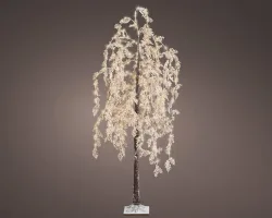 Gilde Weihnachtsbaum Zypresse, 600 Led, Braun H: 210 cm  | Schubiger Möbel