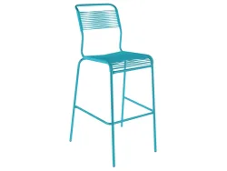 Schaffner Spaghetti-Barstuhl Säntis Blau | Schubiger Möbel