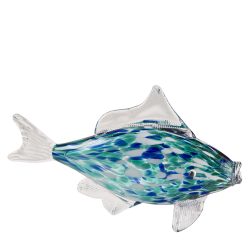 Edg Figur Fisch Glas H: 18 cm  | Schubiger Möbel