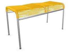 Schaffner Spaghetti-2er-Hocker Säntis Feuerverzinkt Gelb | Schubiger Möbel