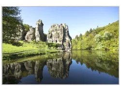 image LAND Bild mit Rahmen Externsteine Teutoburger Wald  | Schubiger Möbel