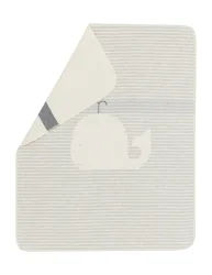 Sander AG Babydecke Juwel Wal, Hellgrau 70 x 90 cm  | Schubiger Möbel