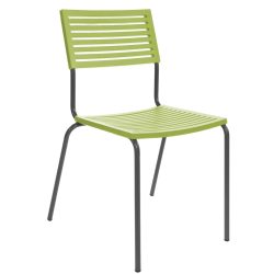 Schaffner Gartenstuhl Bodensee Lamello ohne Armlehne Rot | Schubiger Möbel