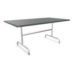 Schaffner Metall-Tisch Säntis Feuerverzinkt Grau | Schubiger Möbel