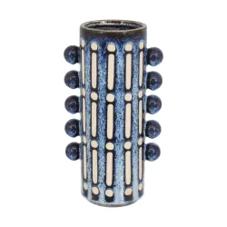 Decofinder Vase Keramik, Blau  | Schubiger Möbel