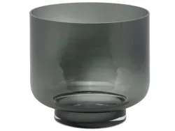 Edg Vase Zylinder Rauchglas H: 24 cm  | Schubiger Möbel