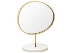 Abhika Spiegel Kosmetikspiegel Gold H: 35 cm  | Schubiger Möbel