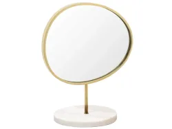 Abhika Spiegel Kosmetikspiegel Gold H: 35 cm  | Schubiger Möbel