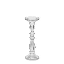 Edg Kerzenständer Kristallglas H: 39 cm  | Schubiger Möbel
