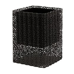 Edg Pflanzengefäss Quadrat Metall Schwarz H: 46 cm  | Schubiger Möbel