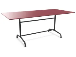 Schaffner Metall-Tisch Rigi Rot | Schubiger Möbel
