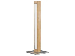 HerzBlut Tischlampe Leana Eiche H: 46cm Holzfarbig | Schubiger Möbel