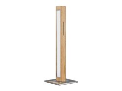 HerzBlut Tischlampe Leana Eiche H: 46cm Holzfarbig | Schubiger Möbel