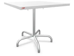 Schaffner Metalltisch Säntis Quadratisch Feuerverzinkt Weiss | Schubiger Möbel