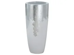 Gilde Topf Konus Silber Weiss H: 100 cm Grau | Schubiger Möbel