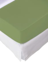 Kremer Leon AG Fixleintuch für Topper Jersey Olive  | Schubiger Möbel