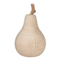 Gilde Dekoobjekt Birne, Holz H: 36 cm  | Schubiger Möbel