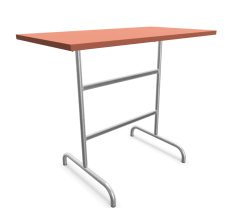 Schaffner Metall-Stehtisch Säntis Feuerverzinkt Braun | Schubiger Möbel