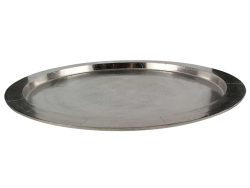 Kaheku Tablett Meron Vernickelt D: 70 cm  | Schubiger Möbel