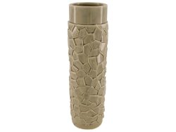 Dijk Vase Struktur Grau H: 41 cm  | Schubiger Möbel
