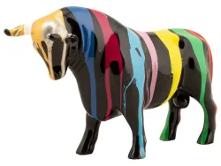 image LAND Skulptur Bunter Stier  | Schubiger Möbel