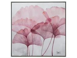 image LAND Bild mit Rahmen Ginkgo Blätter in Rosa 2 Rosa | Schubiger Möbel