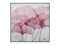 image LAND Bild mit Rahmen Ginkgo Blätter in Rosa 2 Rosa | Schubiger Möbel