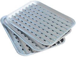 Blaser und Trösch Zubehör Alu-Grillschalen 10er Set Grau | Schubiger Möbel