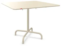 Schaffner Metall-Tisch Rigi Quadratisch Beige | Schubiger Möbel