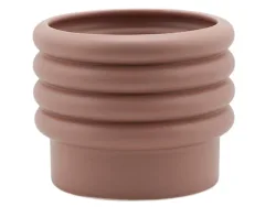 Edg Gefäss Anelli Puderrosa H: 16 cm  | Schubiger Möbel
