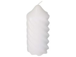 Kersten Kerze Spirale Weiss H: 15 cm  | Schubiger Möbel