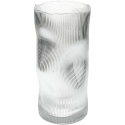 Kersten Vase Stripe, Glas H: 26 cm  | Schubiger Möbel