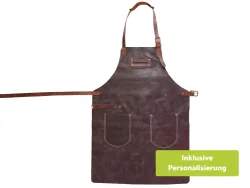 Blaser und Trösch Lederschürze Braun  | Schubiger Möbel