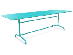 Schaffner Metall-Tisch Rigi Blau | Schubiger Möbel