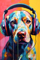 image LAND Canvas Doggy Sound  | Schubiger Möbel
