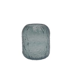 Decofinder Vase Burnaby, Glas, Hellblau H: 17 cm  | Schubiger Möbel