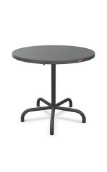 Schaffner Metall-Tisch Rigi Rund Grau | Schubiger Möbel