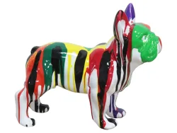 image LAND Skulptur Bunte Bulldogge 2  | Schubiger Möbel