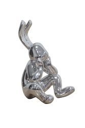 image LAND Skulptur Silver Bunny  | Schubiger Möbel