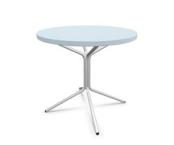 Schaffner Metall-Bistrotisch Pix Rund Feuerverzinkt Blau | Schubiger Möbel